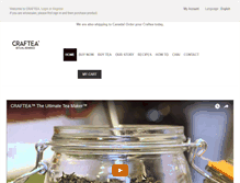 Tablet Screenshot of craftea.com